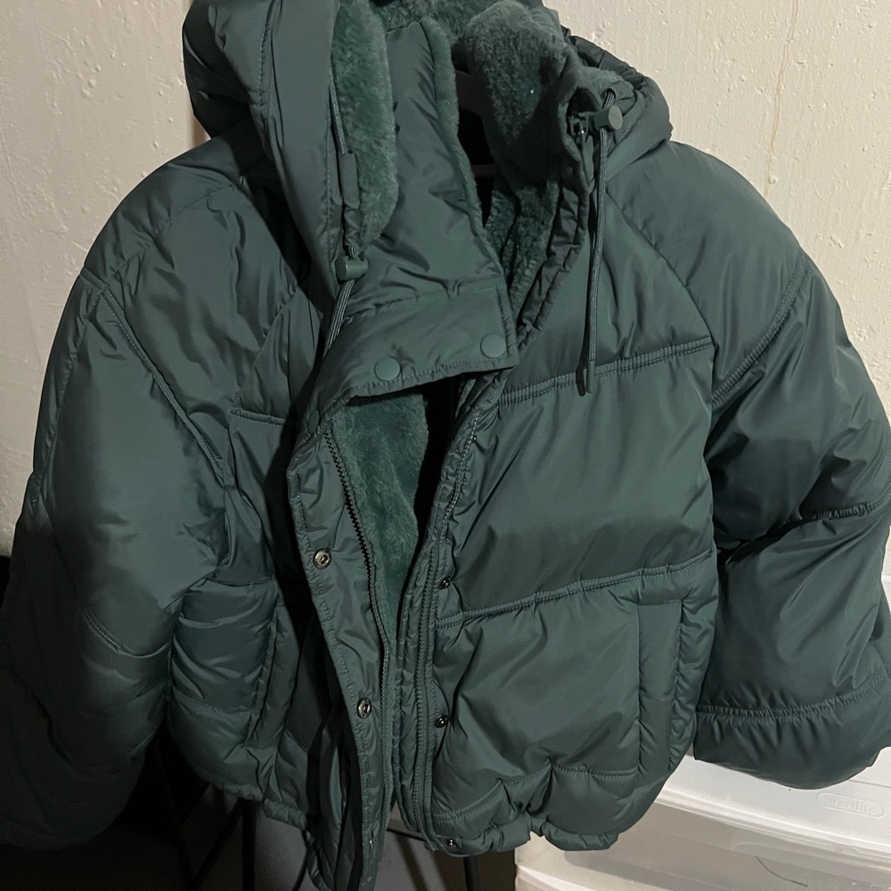 Arizona Jean Company Green Puffer Jacket